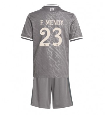 Real Madrid Ferland Mendy #23 Tredje Kläder Barn 2024-25 Kortärmad (+ Korta byxor)